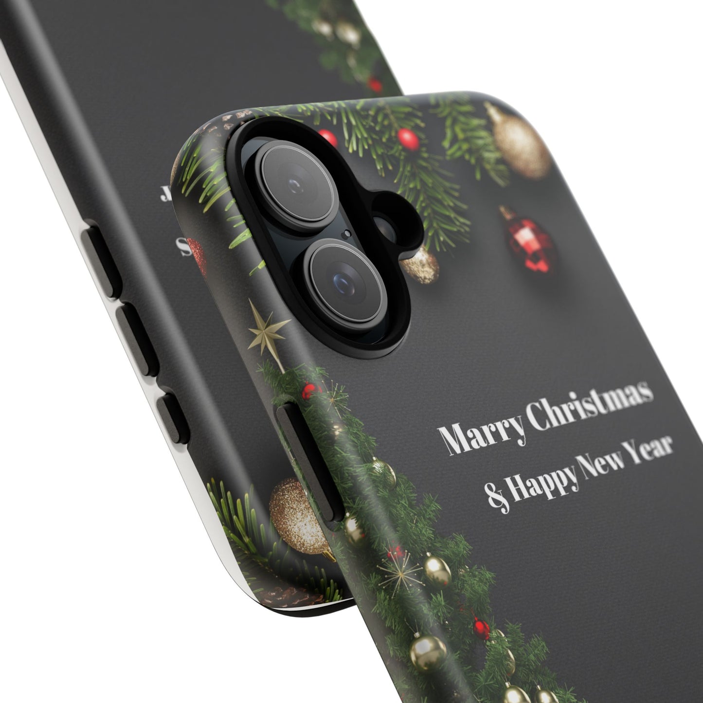 Christmas Phone Case - Marry Christmas & Happy New Year Design