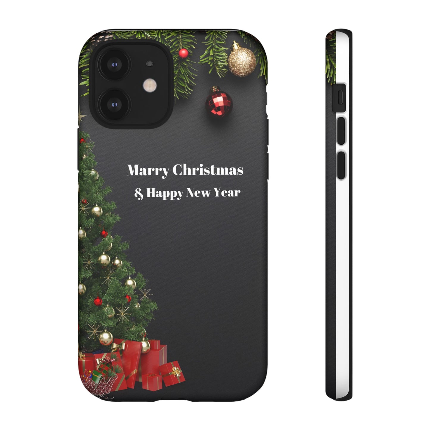 Christmas Phone Case - Marry Christmas & Happy New Year Design