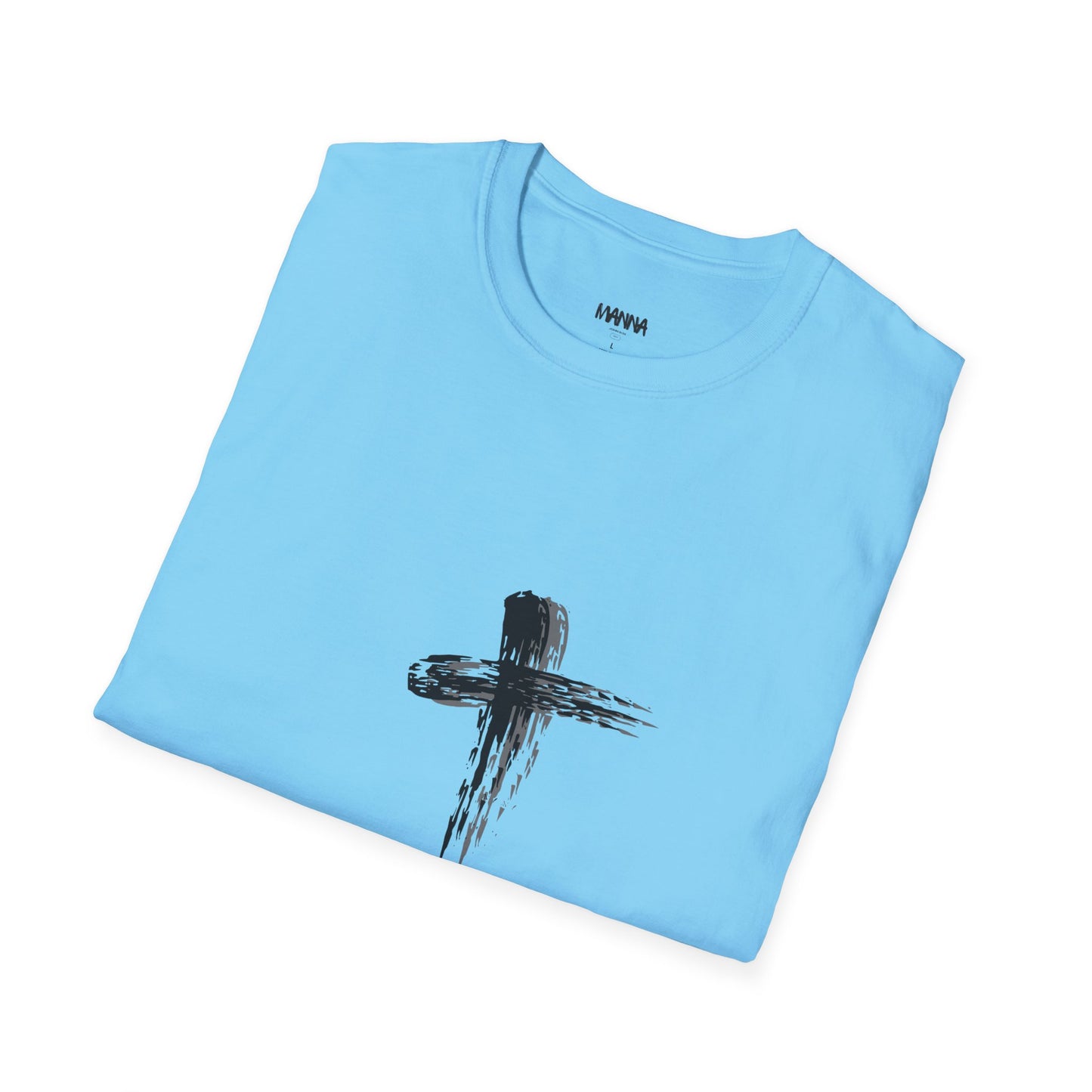Faith-Inspired Unisex Softstyle T-Shirt with Inspirational Verse