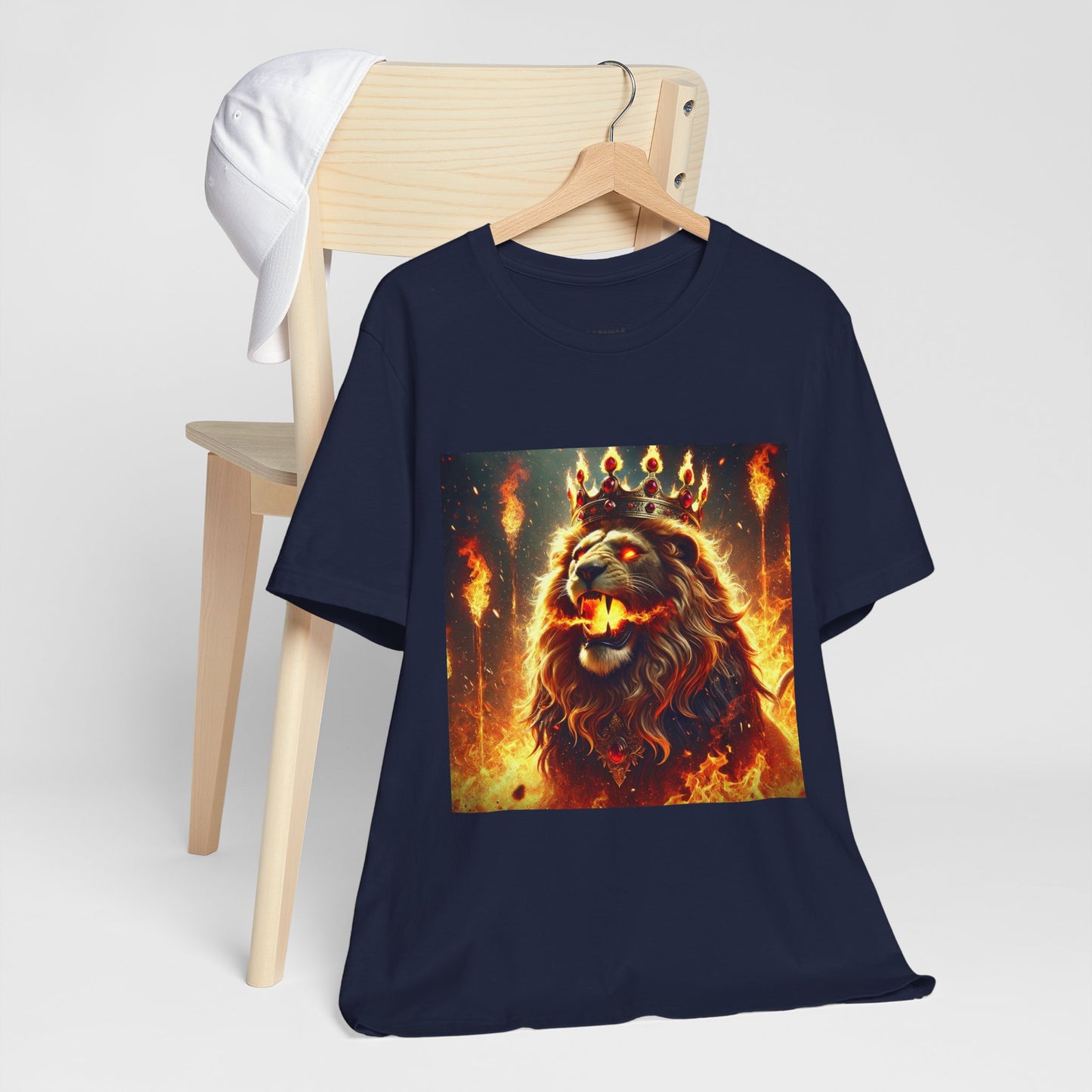 Fierce Lion Graphic Tee - Nocturnal Glory Warriors