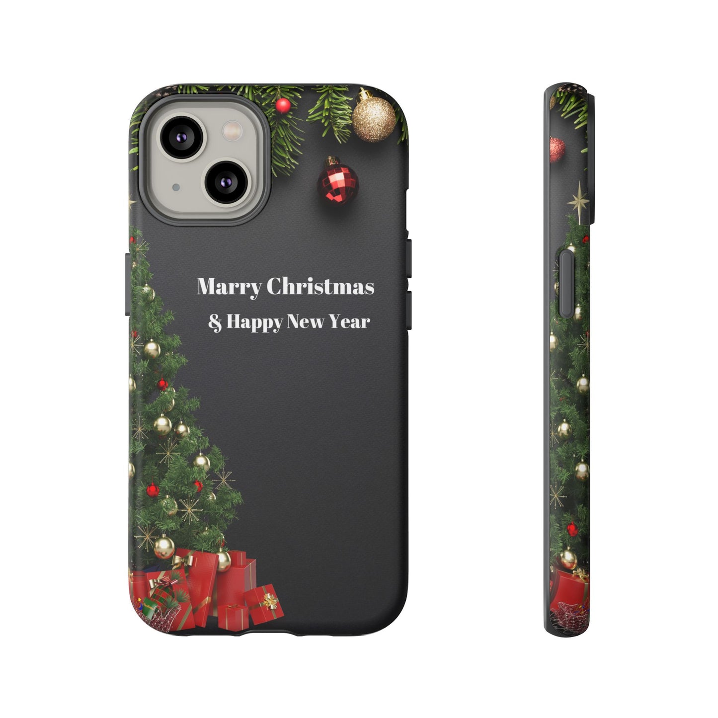 Christmas Phone Case - Marry Christmas & Happy New Year Design