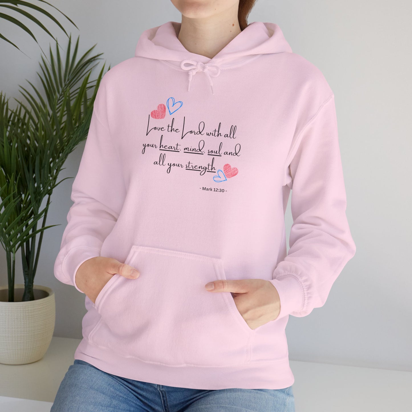 Inspirational Quote Hooded Sweatshirt for Everyday Comfort