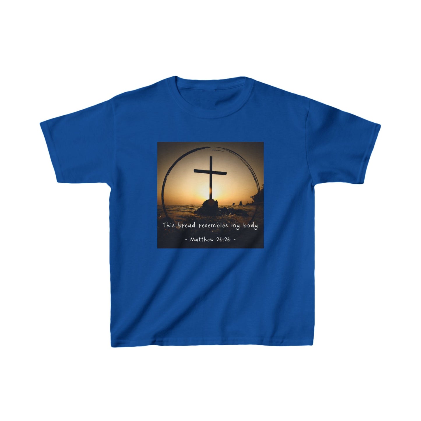 Kids Christian Faith Tee – "This Bread Resembles My Body" - Matthew 26:26