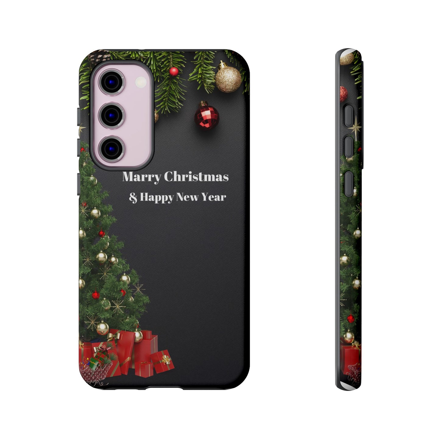 Christmas Phone Case - Marry Christmas & Happy New Year Design