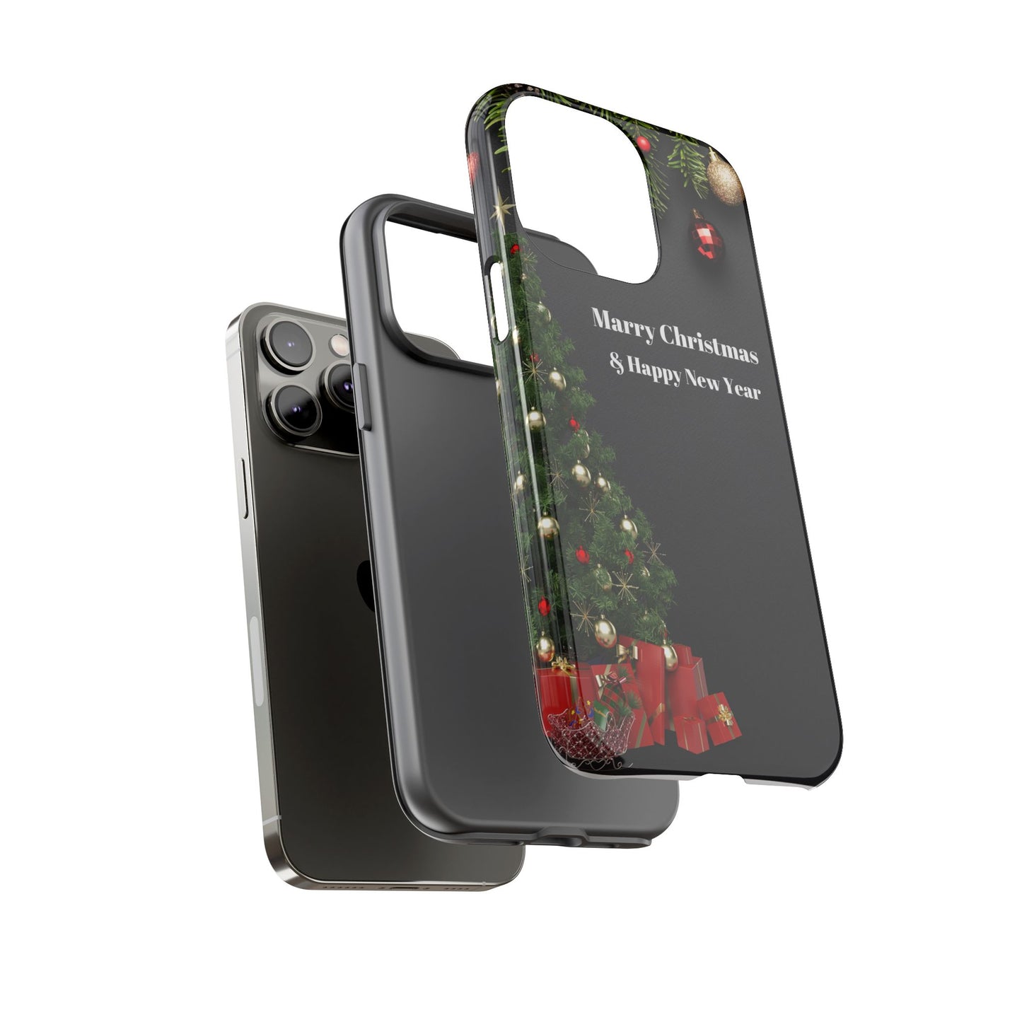 Christmas Phone Case - Marry Christmas & Happy New Year Design