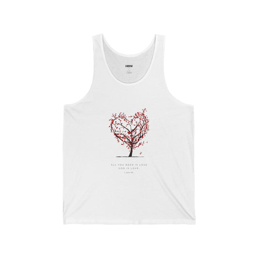 Heartfelt Tank Top for Moms | Best Mom Ever Jersey Tank | Gift for Mother's Day, Summer Wear, Casual Style, Family Reunion