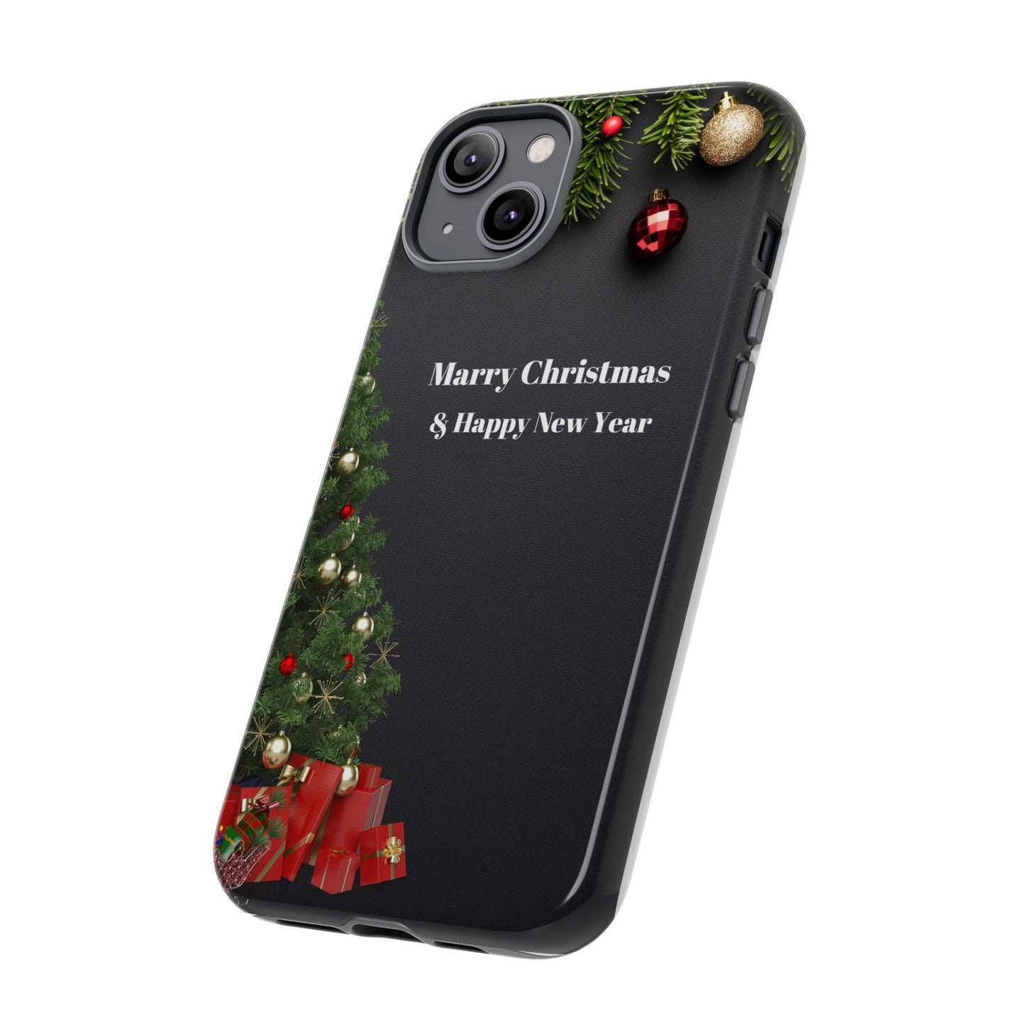 Christmas Phone Case - Marry Christmas & Happy New Year Design