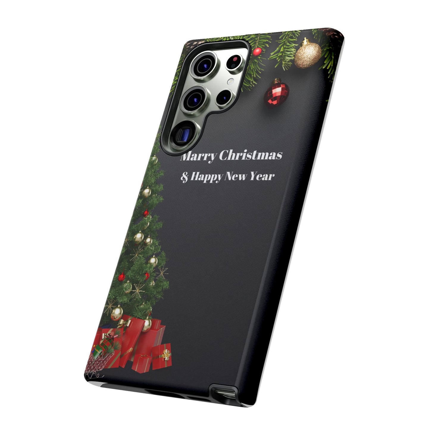 Christmas Phone Case - Marry Christmas & Happy New Year Design