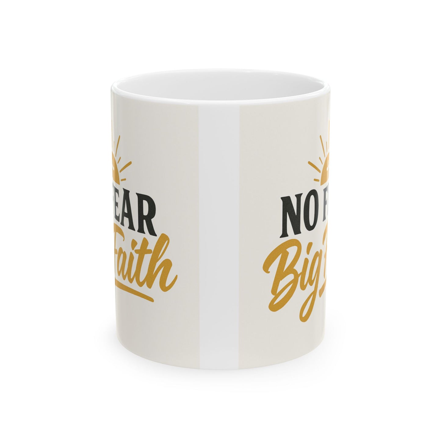 Inspirational Ceramic Mug - Perfect for Coffee Lovers, Motivational Gift, Home Decor, Faith Affirmation, Holiday Cheer