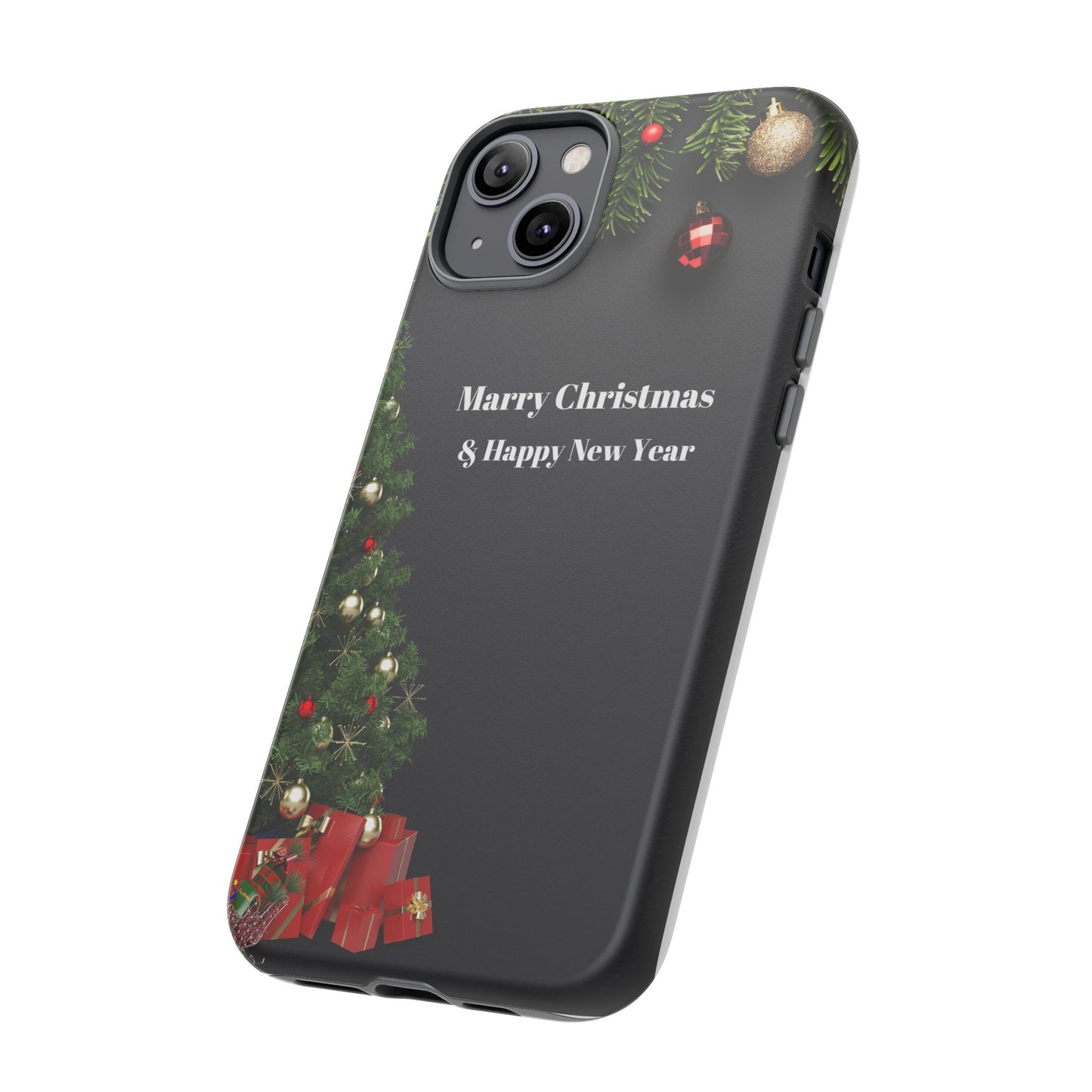 Christmas Phone Case - Marry Christmas & Happy New Year Design