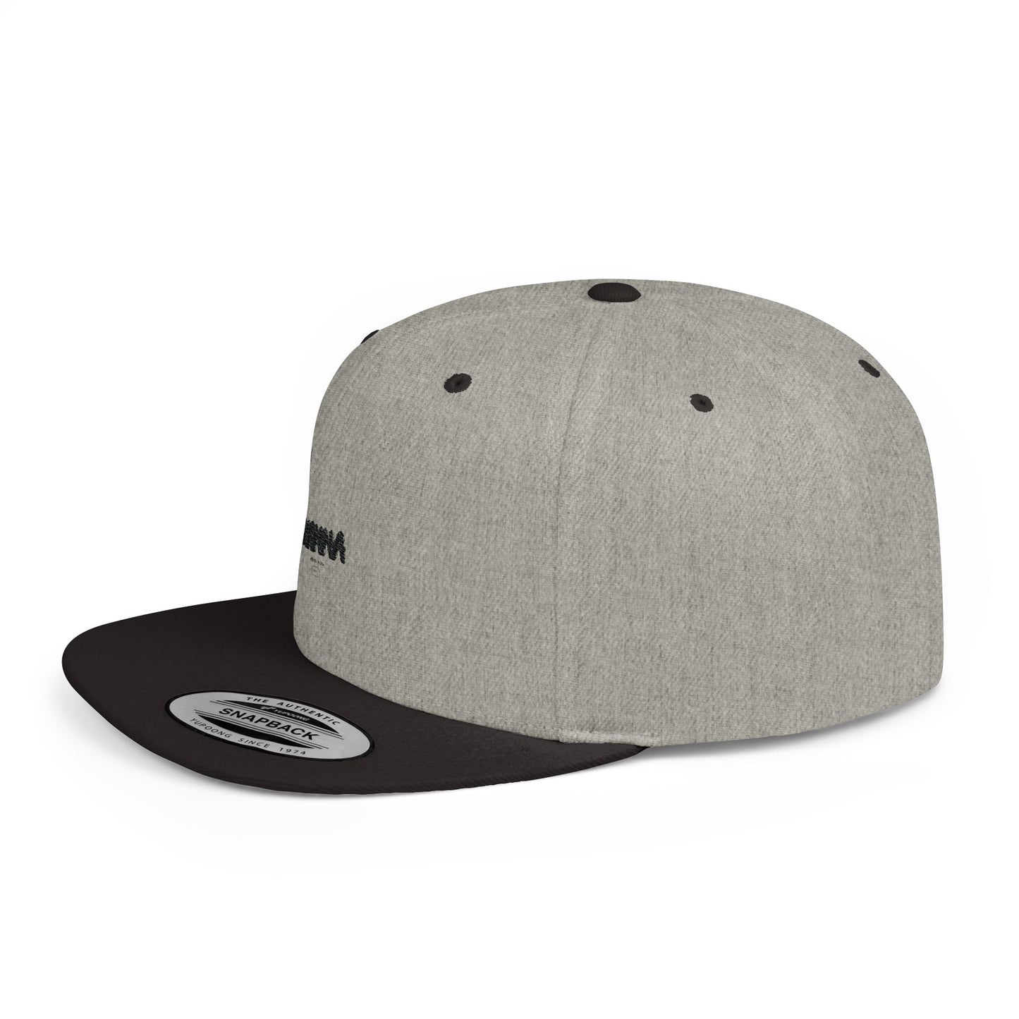 Stylish Manna Flat Bill Snapback Cap - Perfect for Casual Outings and Celebrations