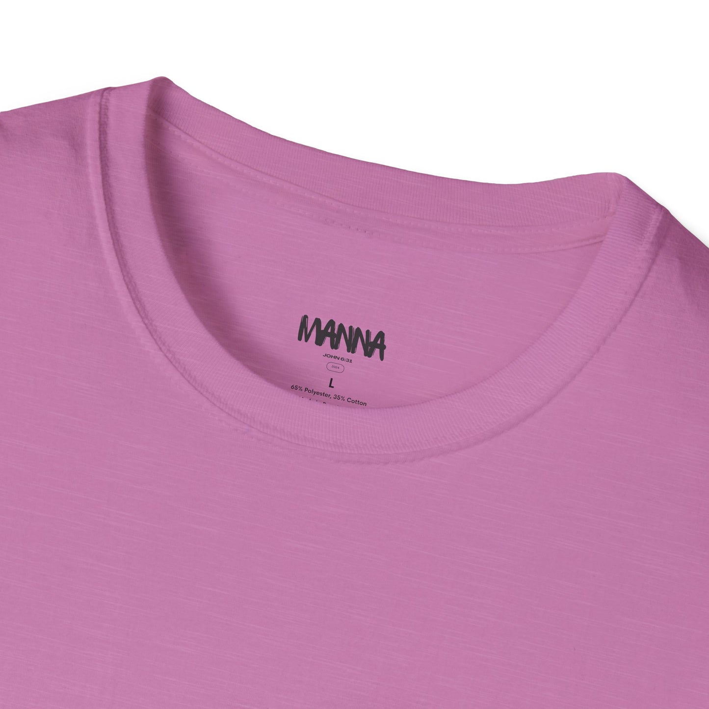 Faith-Inspired Unisex Softstyle T-Shirt with Inspirational Verse