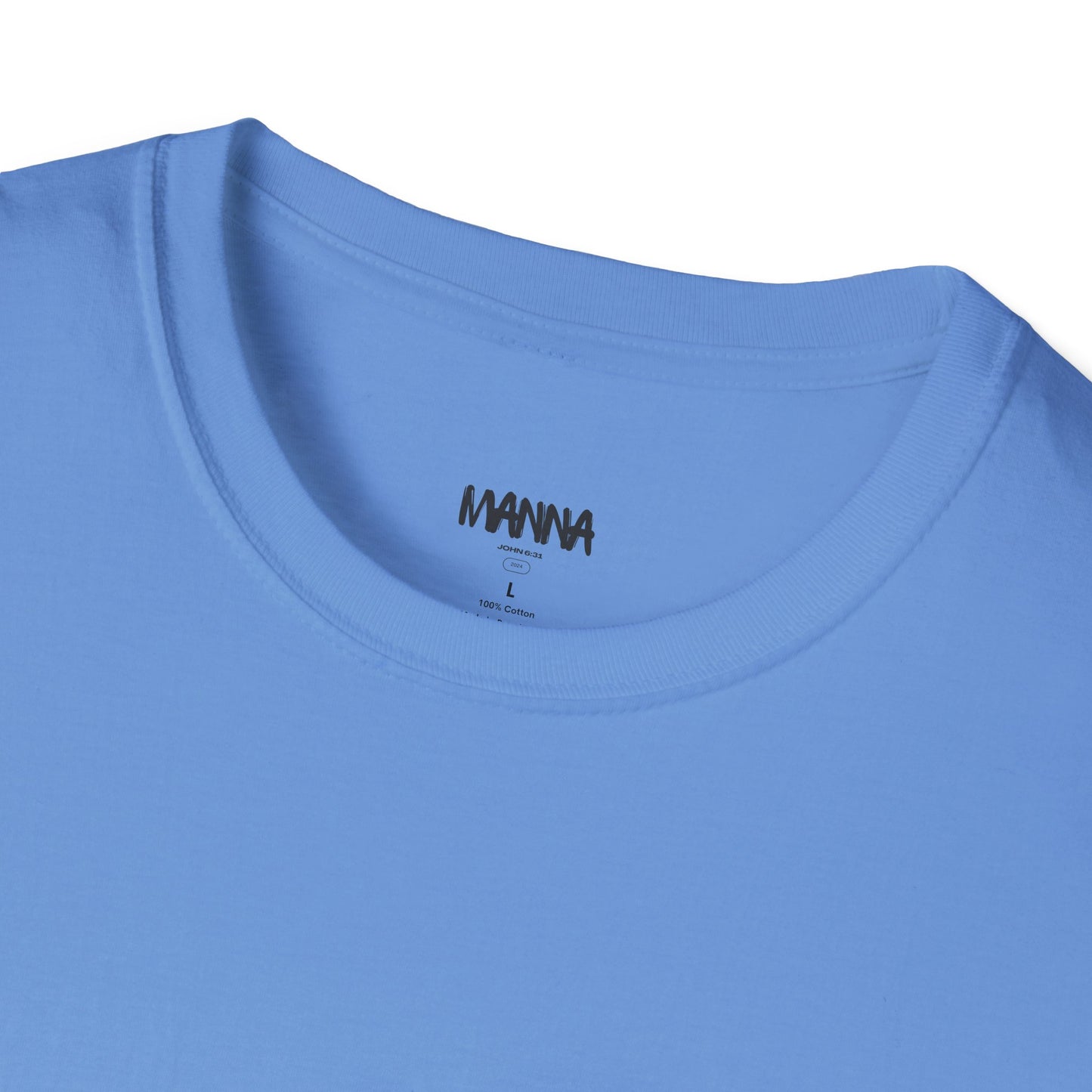 Faith-Inspired Unisex Softstyle T-Shirt with Inspirational Verse