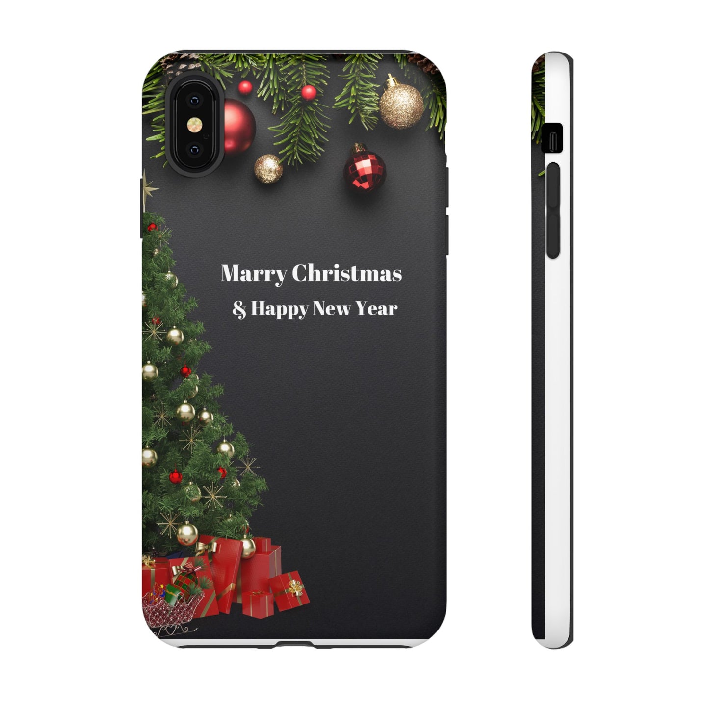 Christmas Phone Case - Marry Christmas & Happy New Year Design