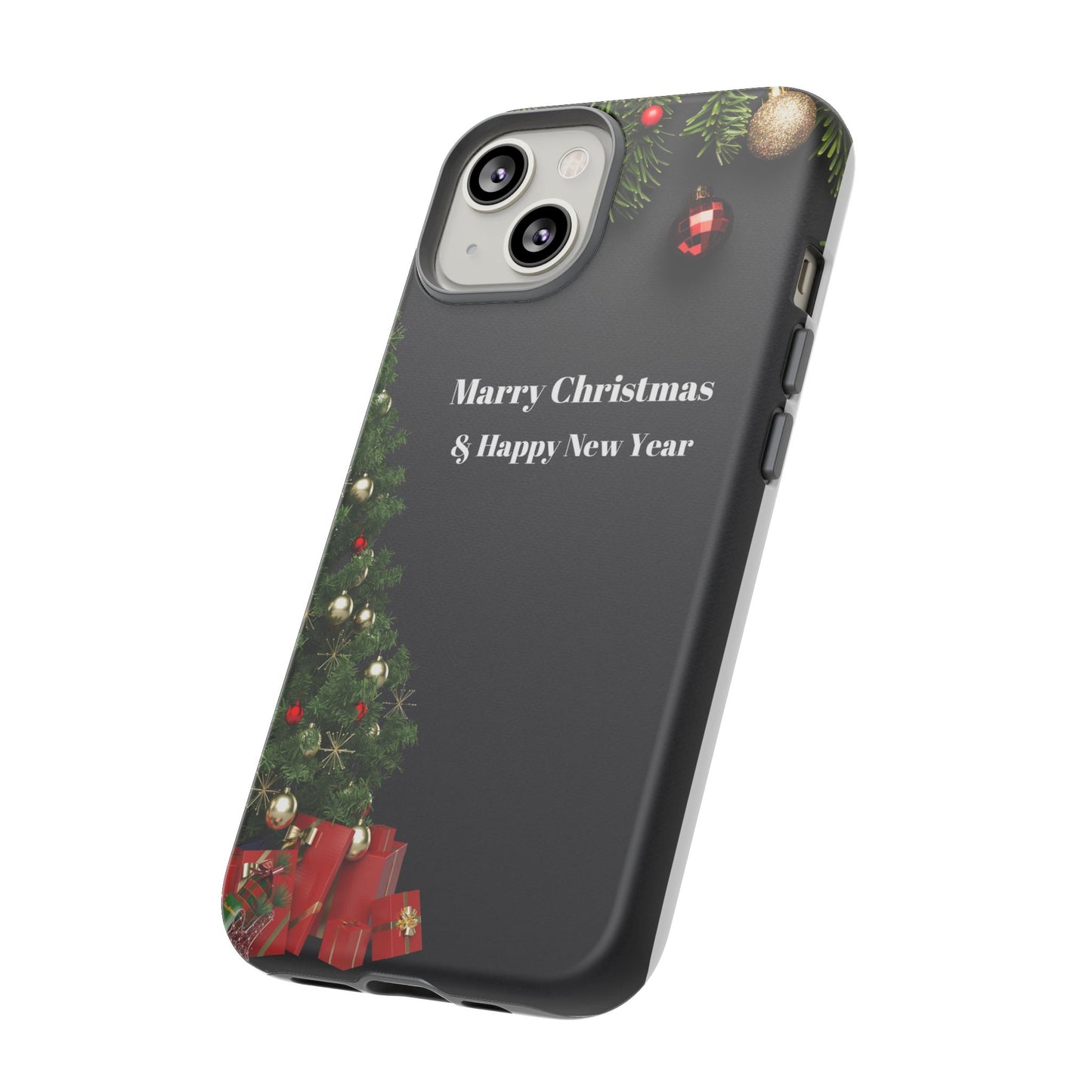 Christmas Phone Case - Marry Christmas & Happy New Year Design