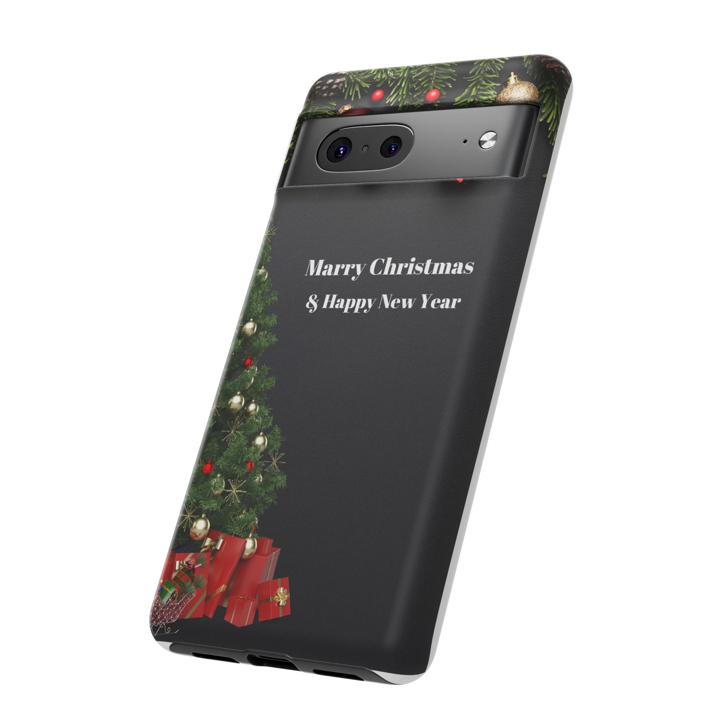 Christmas Phone Case - Marry Christmas & Happy New Year Design