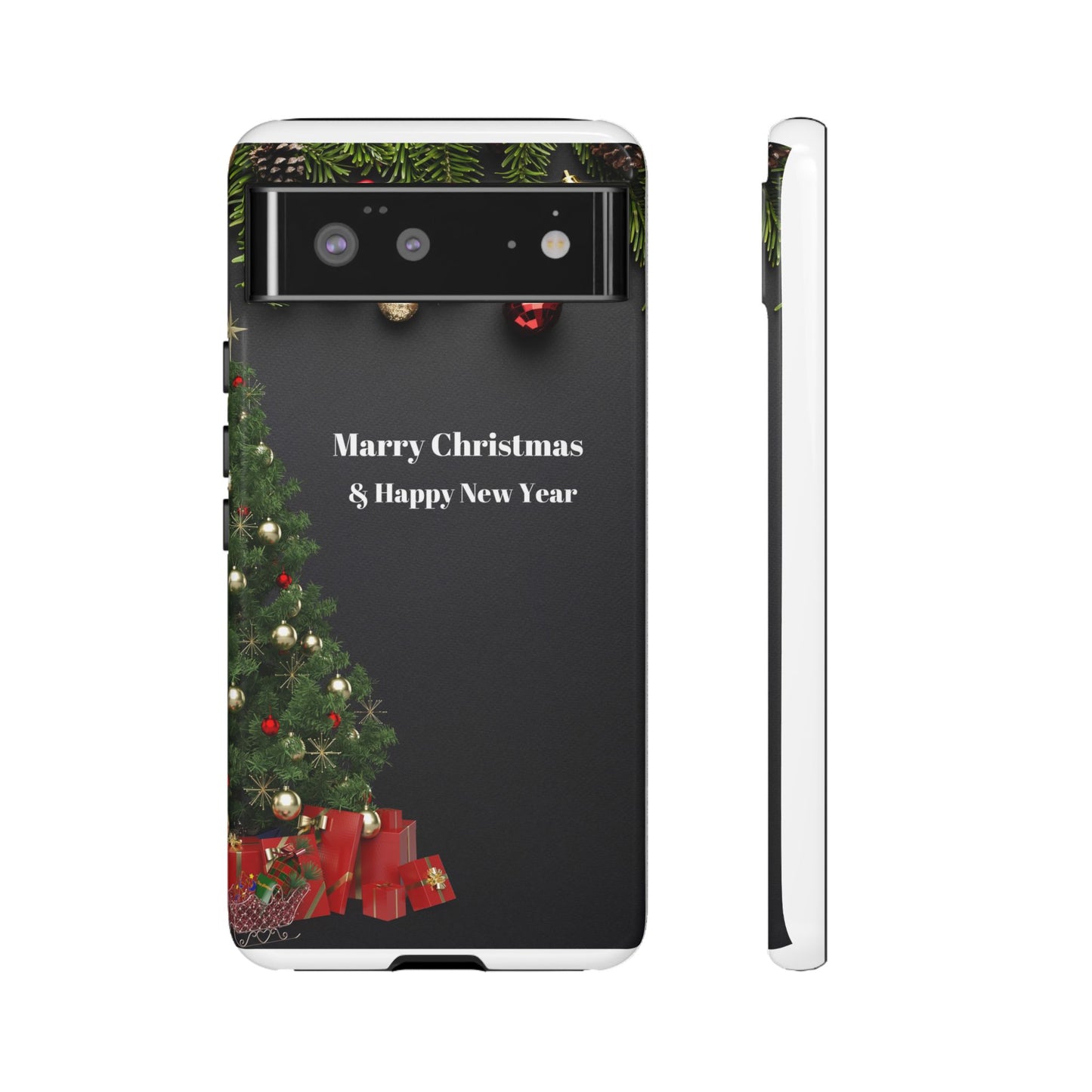 Christmas Phone Case - Marry Christmas & Happy New Year Design