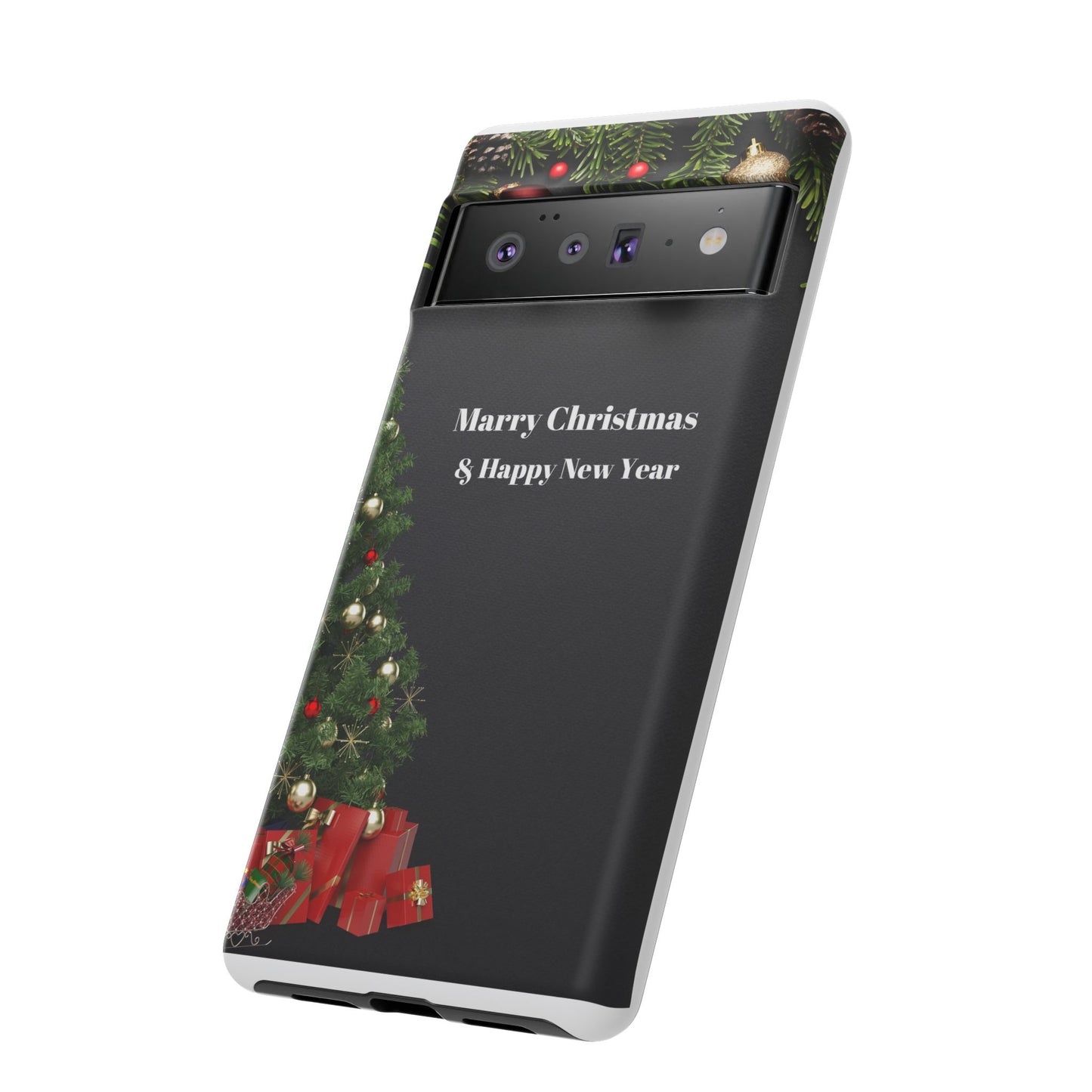 Christmas Phone Case - Marry Christmas & Happy New Year Design