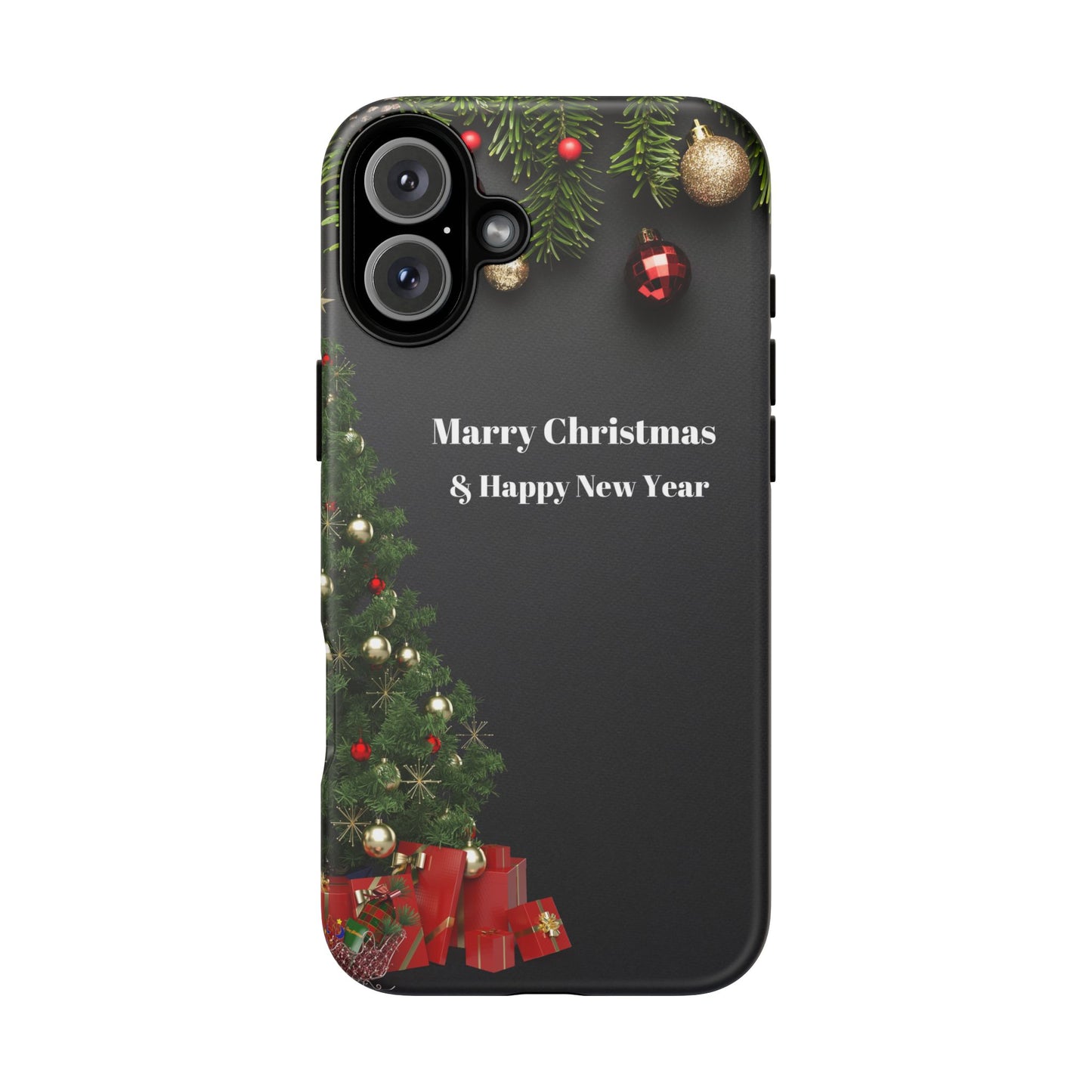 Christmas Phone Case - Marry Christmas & Happy New Year Design