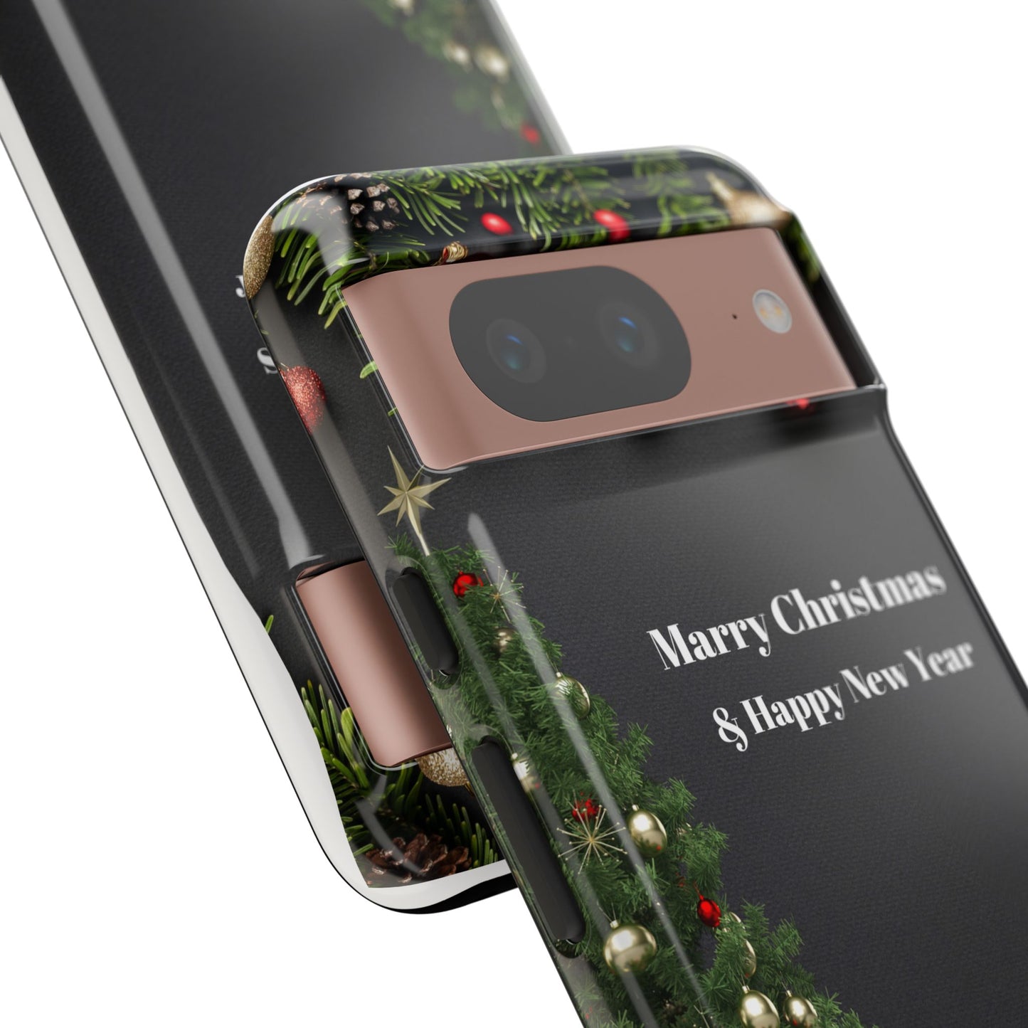 Christmas Phone Case - Marry Christmas & Happy New Year Design