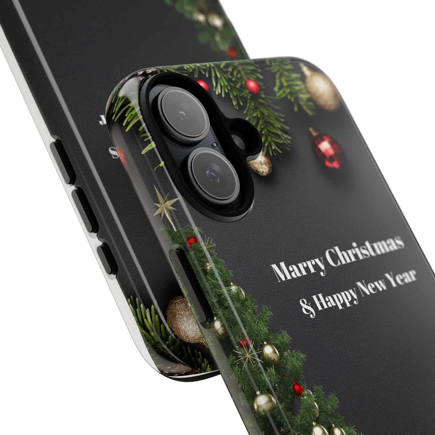 Christmas Phone Case - Marry Christmas & Happy New Year Design