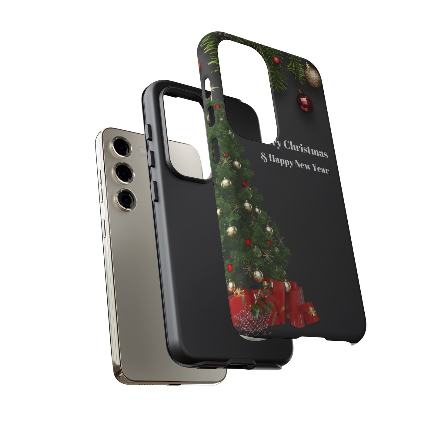 Christmas Phone Case - Marry Christmas & Happy New Year Design