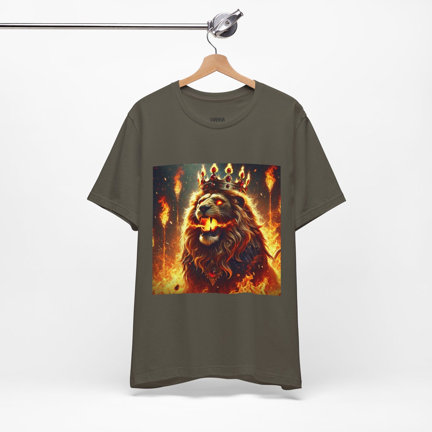 Fierce Lion Graphic Tee - Nocturnal Glory Warriors