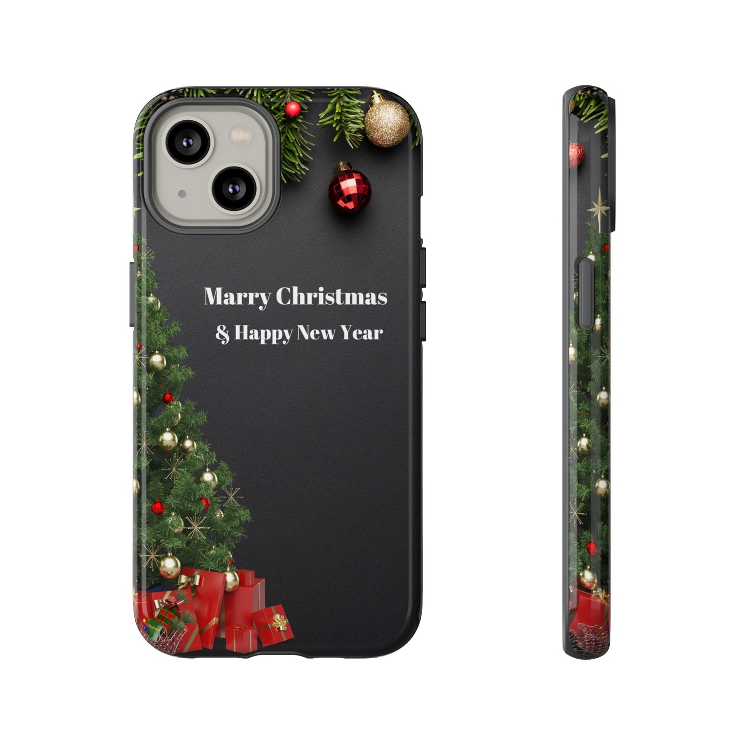 Christmas Phone Case - Marry Christmas & Happy New Year Design