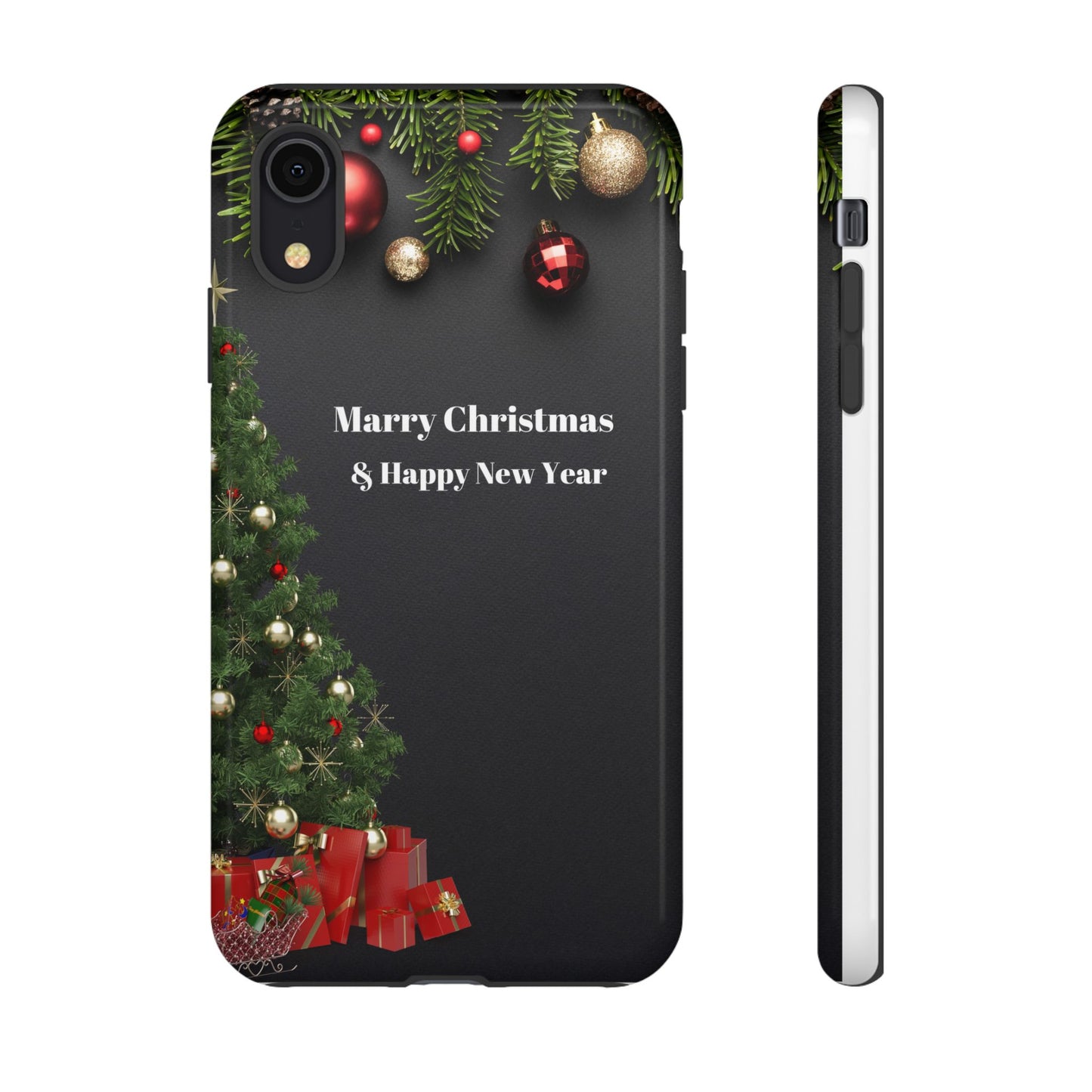 Christmas Phone Case - Marry Christmas & Happy New Year Design