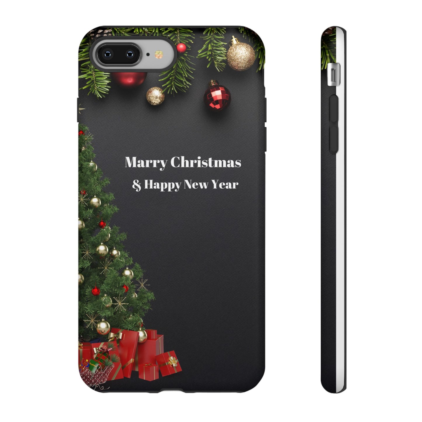 Christmas Phone Case - Marry Christmas & Happy New Year Design