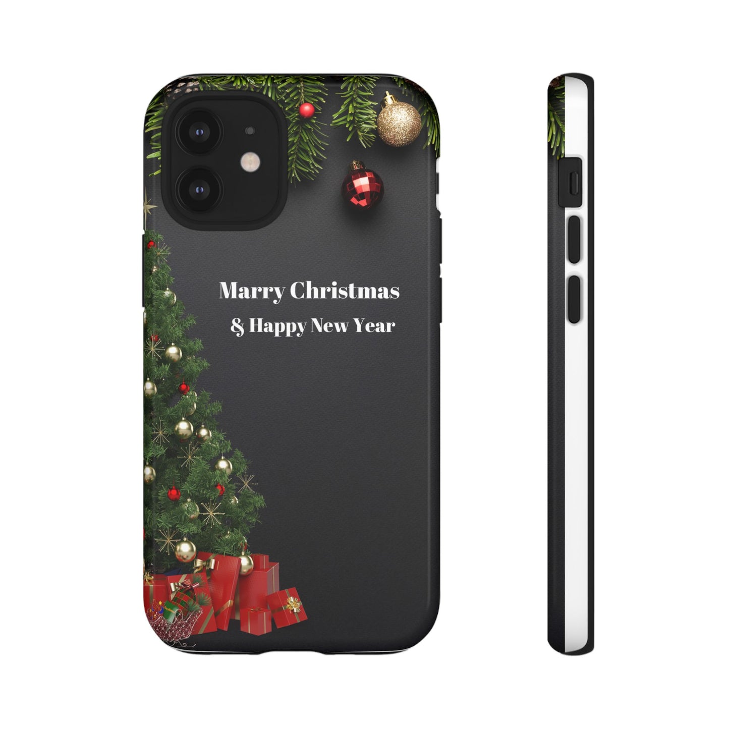 Christmas Phone Case - Marry Christmas & Happy New Year Design