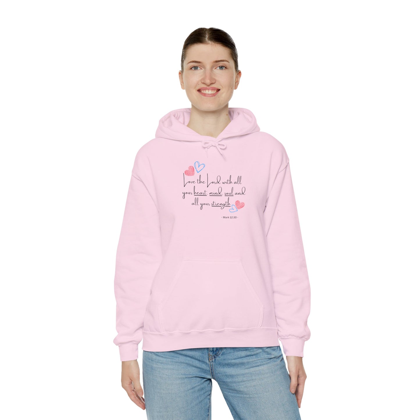 Inspirational Quote Hooded Sweatshirt for Everyday Comfort