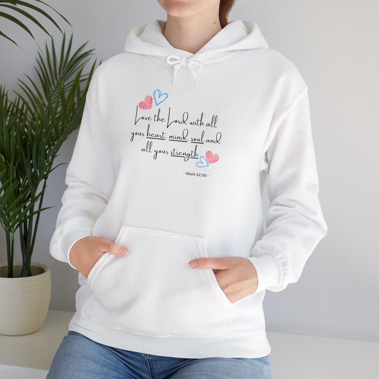 Inspirational Quote Hooded Sweatshirt for Everyday Comfort