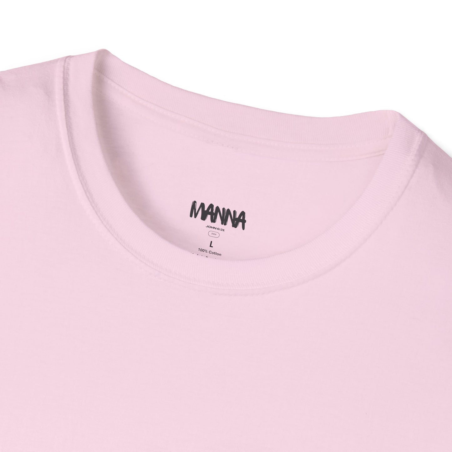 Faith-Inspired Unisex Softstyle T-Shirt with Inspirational Verse