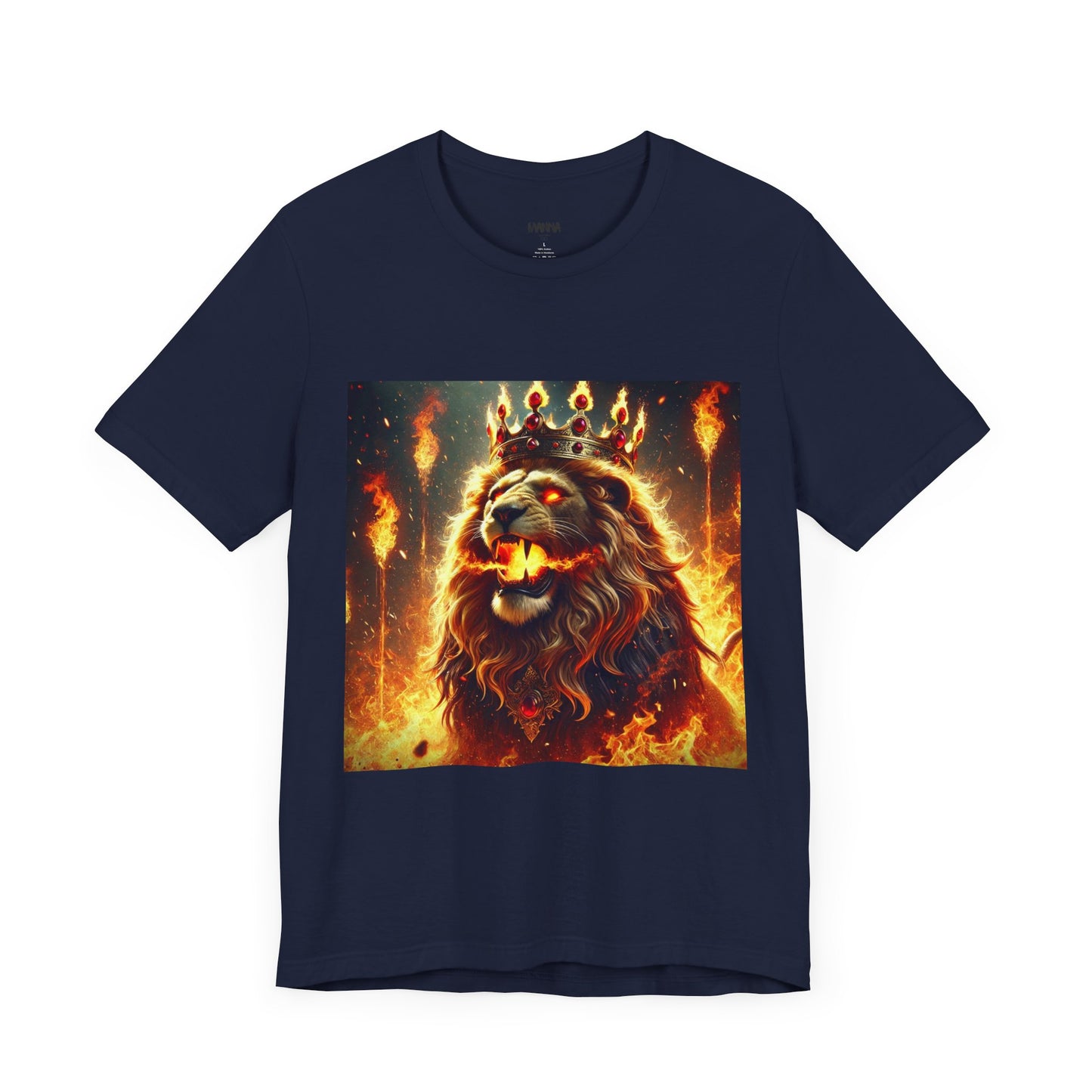 Fierce Lion Graphic Tee - Nocturnal Glory Warriors