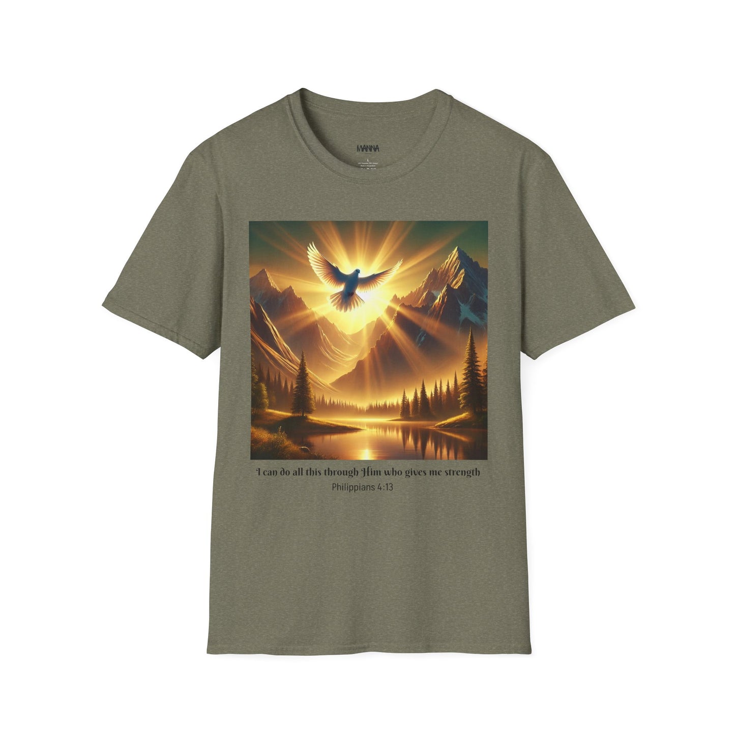 Inspirational Biblical Graphic T-Shirt - 'I Can Do All Things'