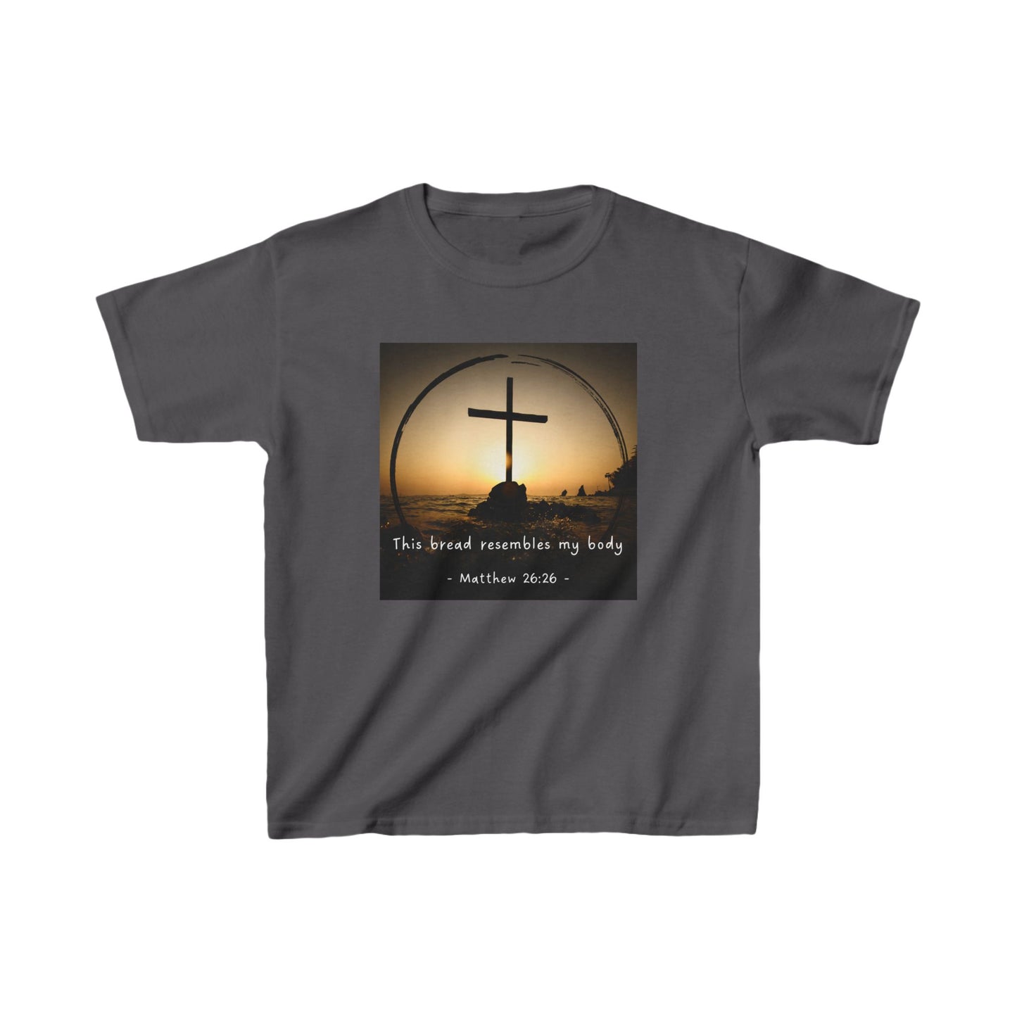 Kids Christian Faith Tee – "This Bread Resembles My Body" - Matthew 26:26