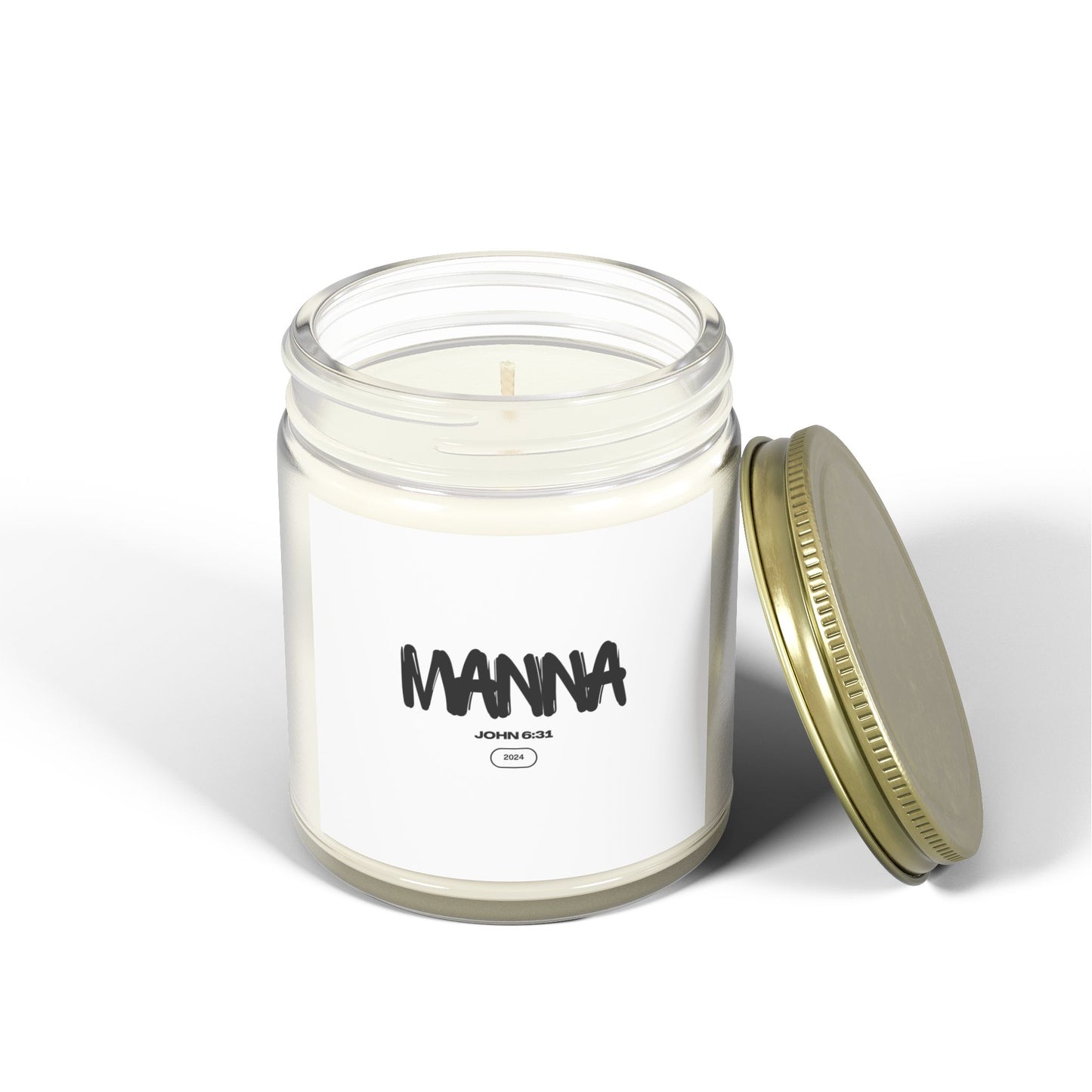 Manna Scented Coconut Apricot Candles - Aromatic Relaxation for Home & Gifts (4oz, 9oz)