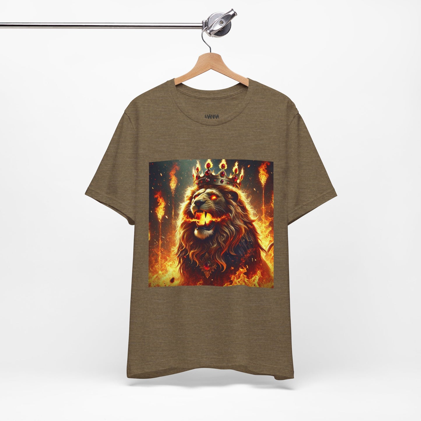 Fierce Lion Graphic Tee - Nocturnal Glory Warriors