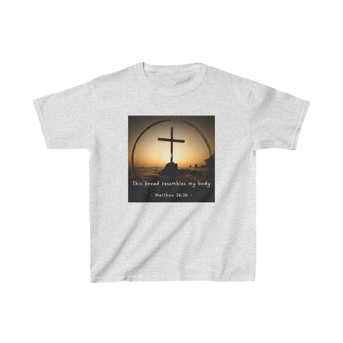 Kids Christian Faith Tee – "This Bread Resembles My Body" - Matthew 26:26