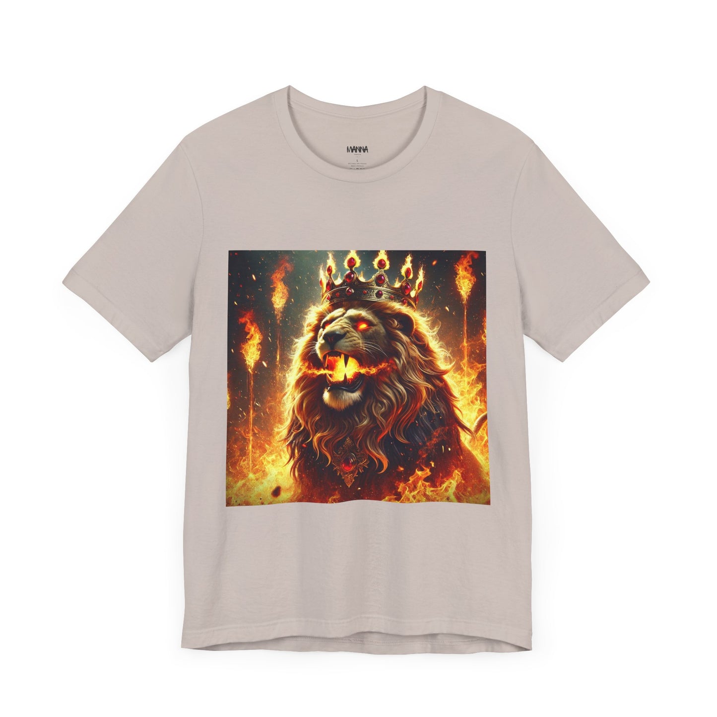 Fierce Lion Graphic Tee - Nocturnal Glory Warriors