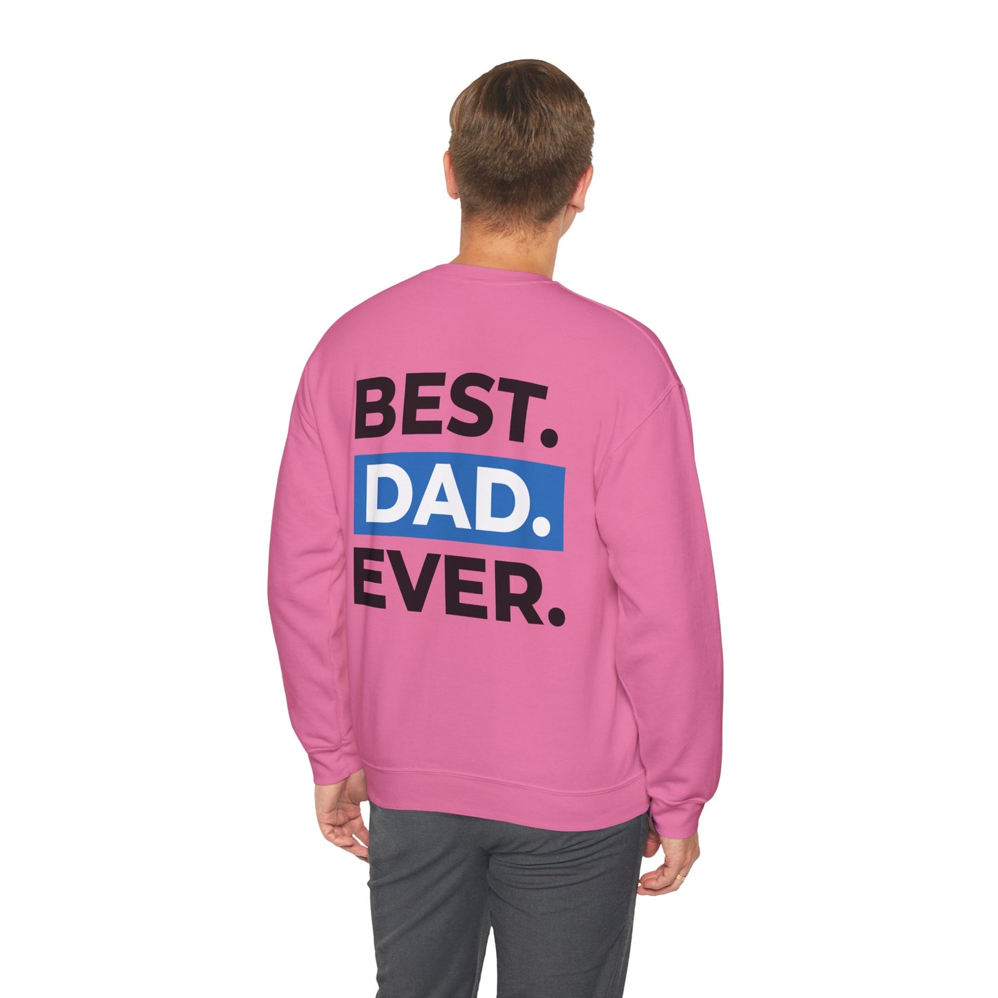 Inspirational Faith & Family Sweatshirt - 'God is the Light of the World' & 'Best Dad Ever'