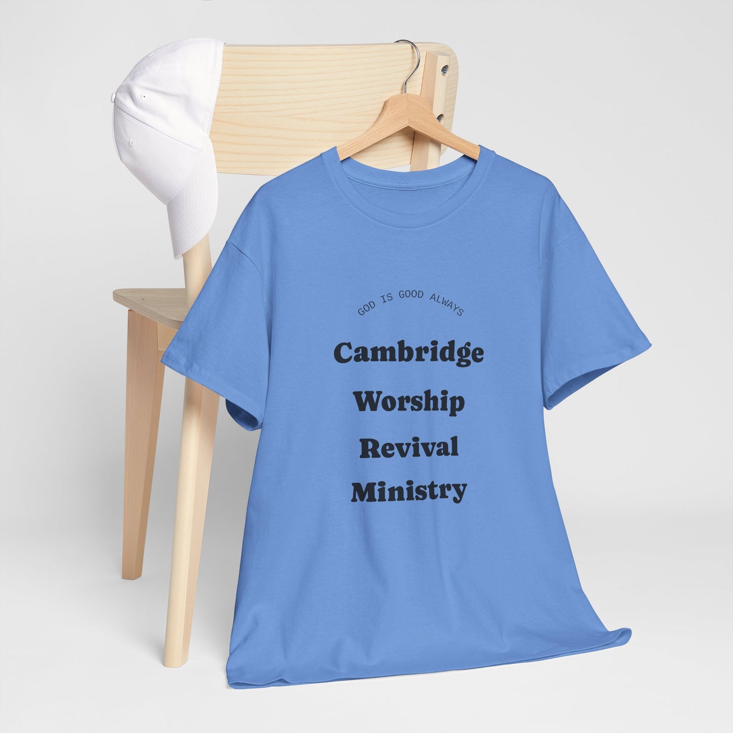 Cambridge Worship Revival Ministry Tee - Unisex Heavy Cotton Shirt for Spiritual Gatherings, Church Events, Faith Celebrations, Casual [...]