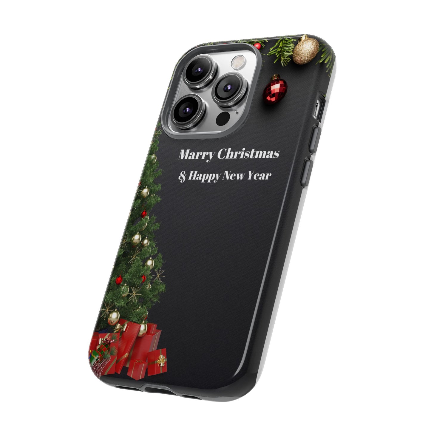 Christmas Phone Case - Marry Christmas & Happy New Year Design