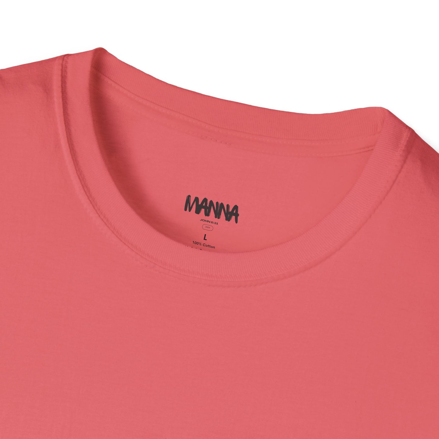 Faith-Inspired Unisex Softstyle T-Shirt with Inspirational Verse