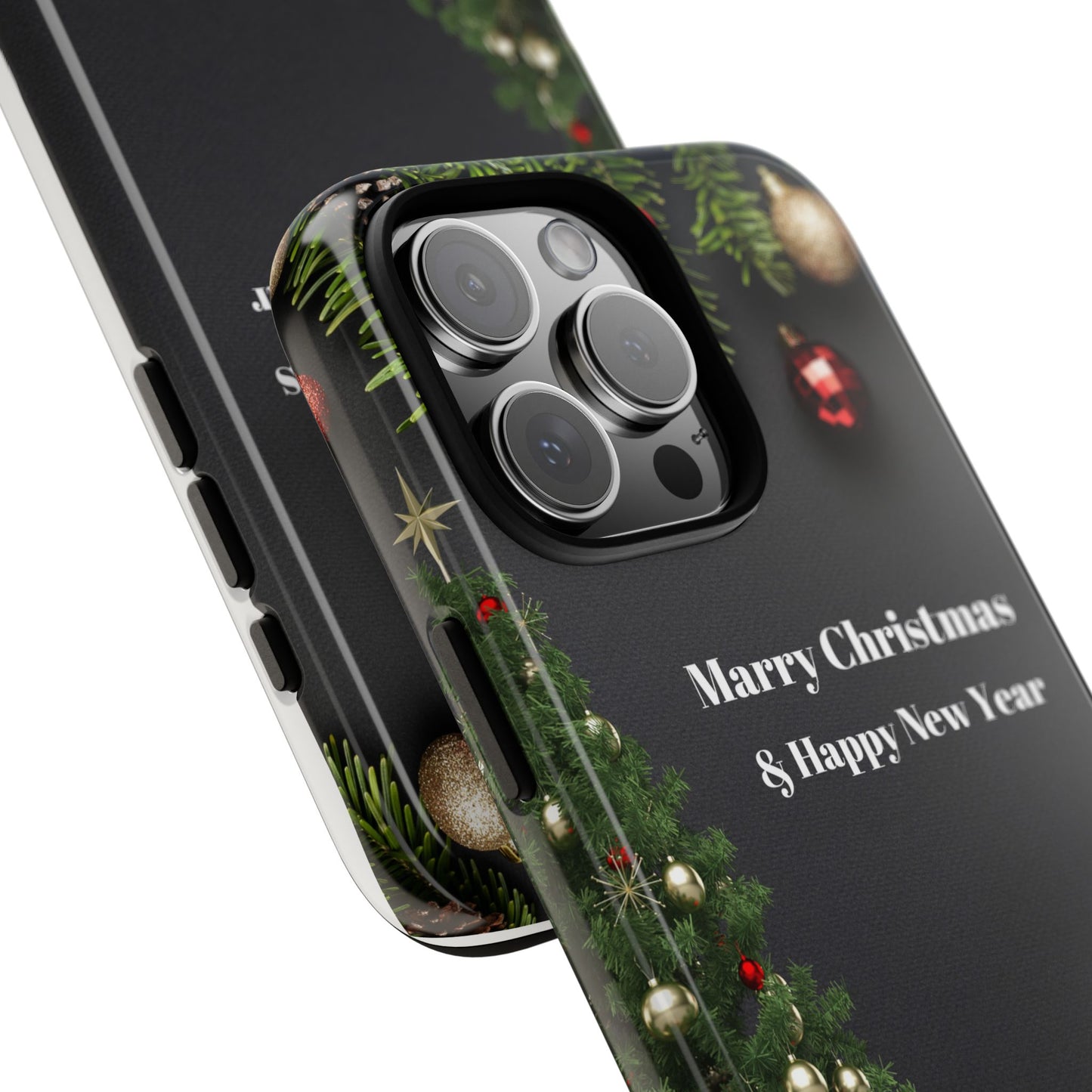 Christmas Phone Case - Marry Christmas & Happy New Year Design