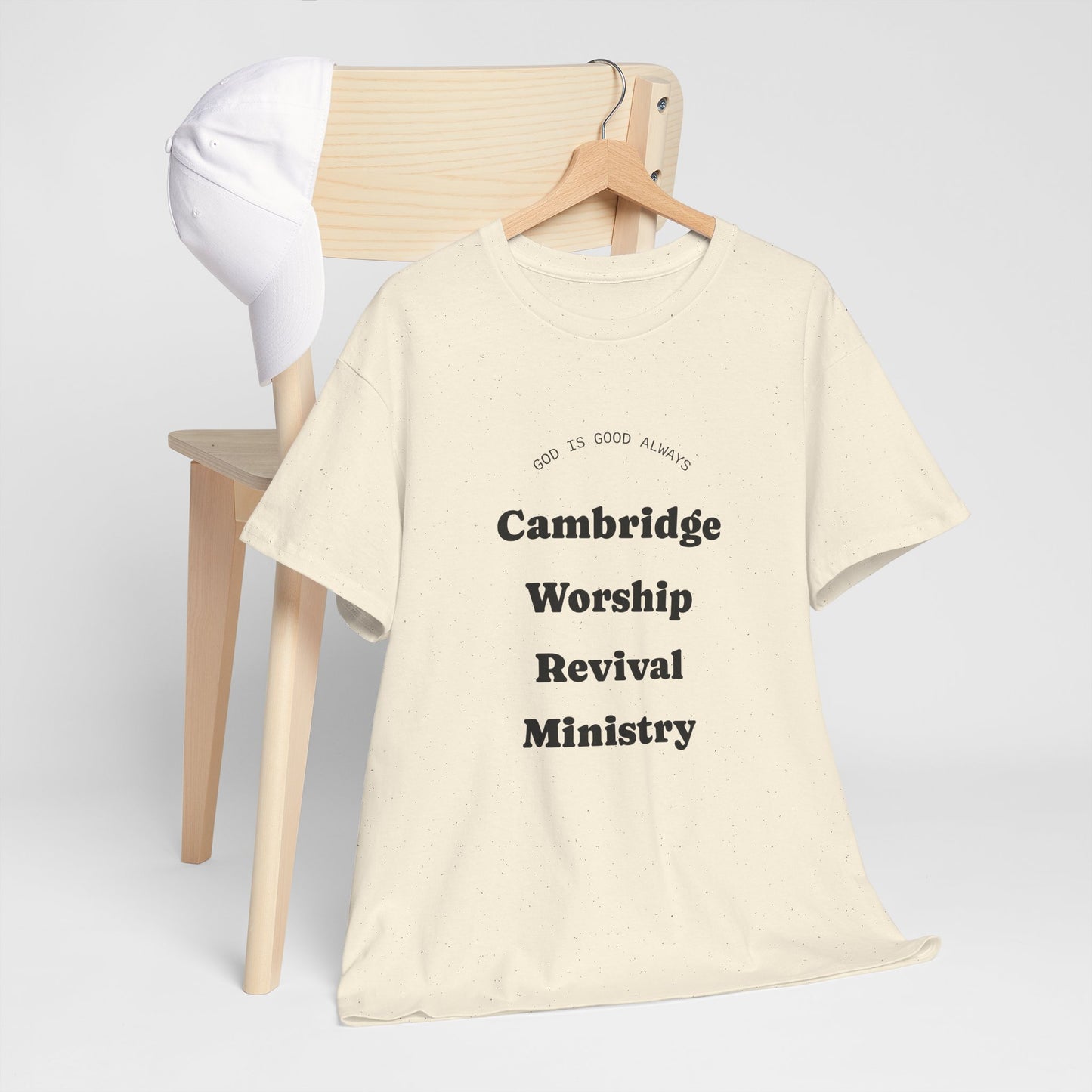 Cambridge Worship Revival Ministry Tee - Unisex Heavy Cotton Shirt for Spiritual Gatherings, Church Events, Faith Celebrations, Casual [...]