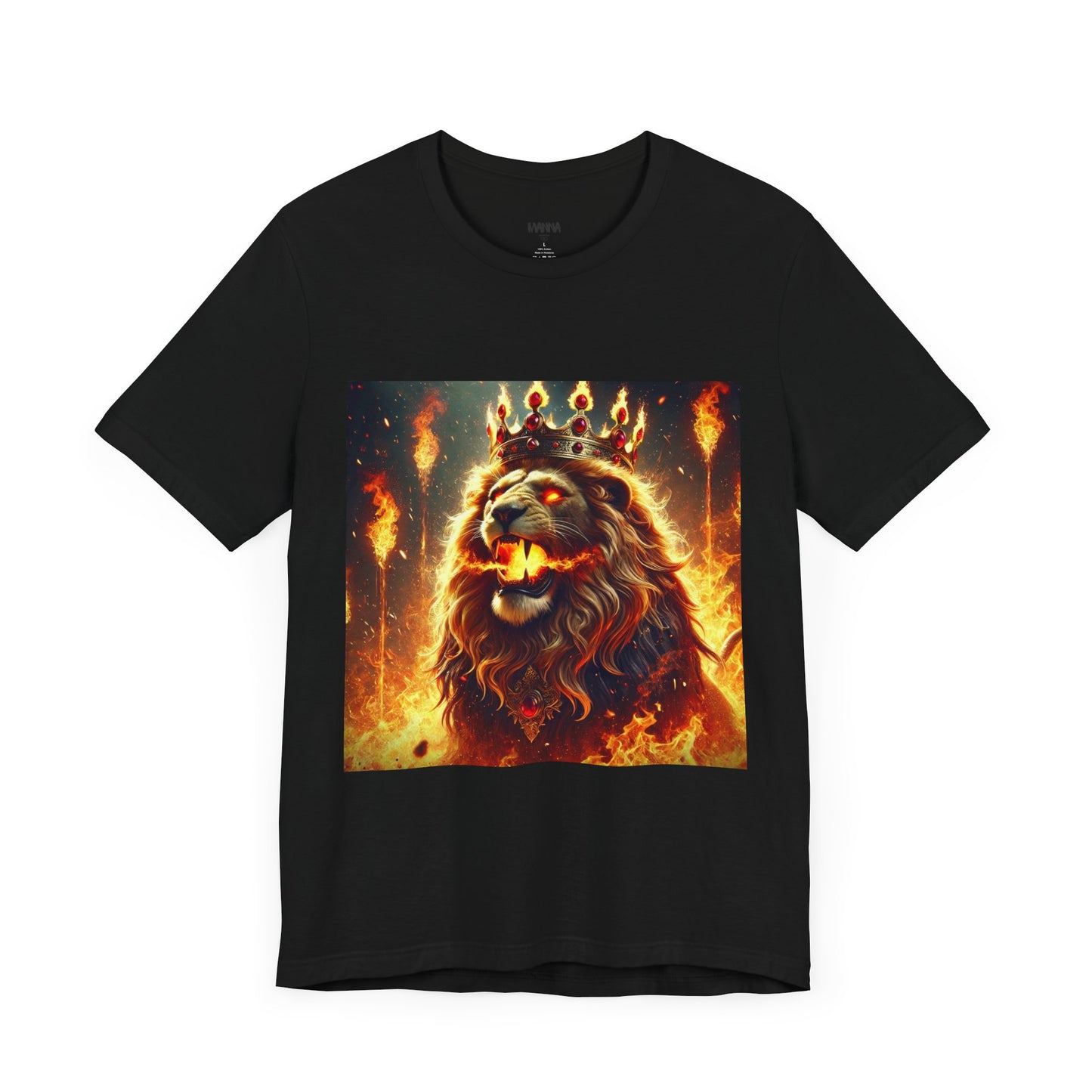 Fierce Lion Graphic Tee - Nocturnal Glory Warriors