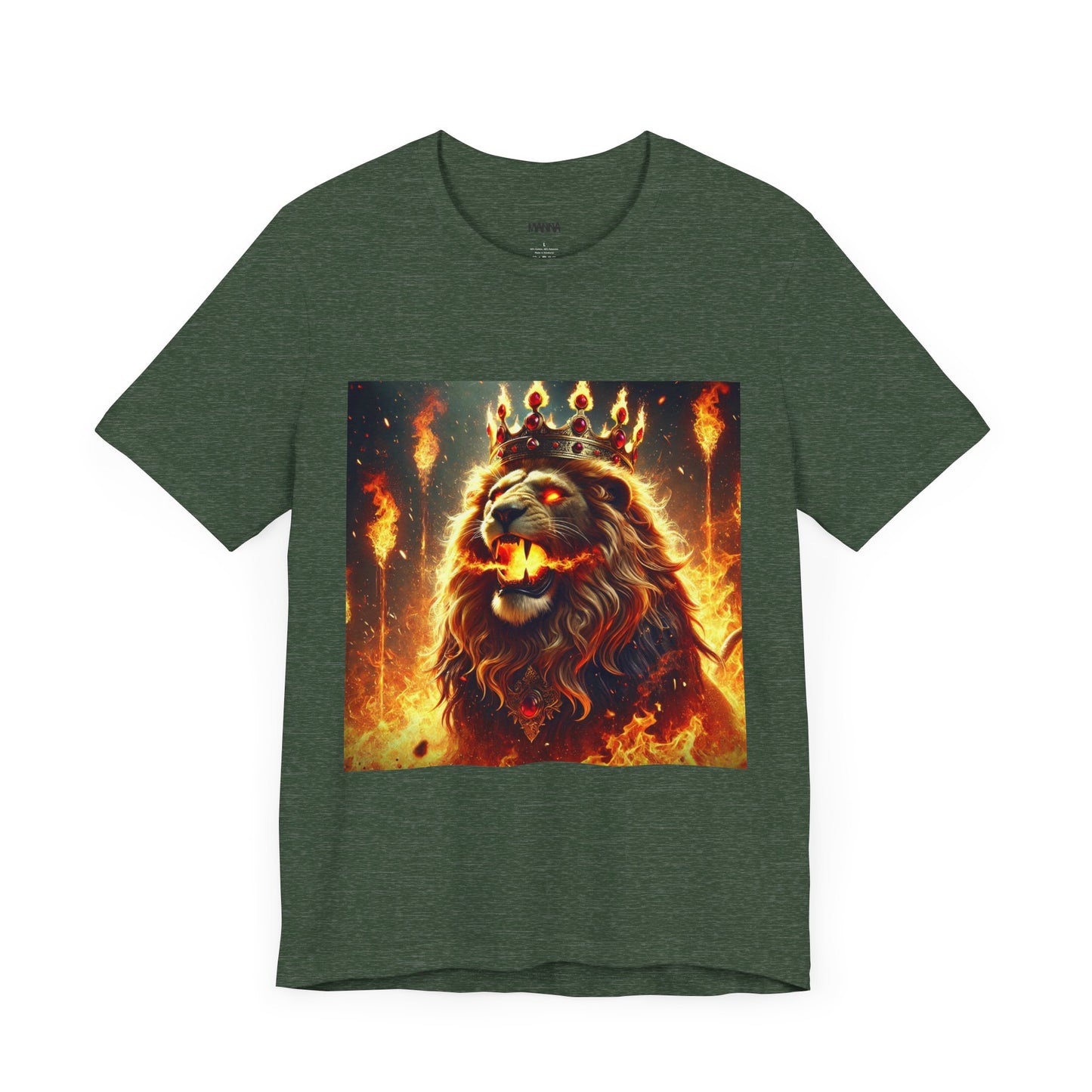 Fierce Lion Graphic Tee - Nocturnal Glory Warriors