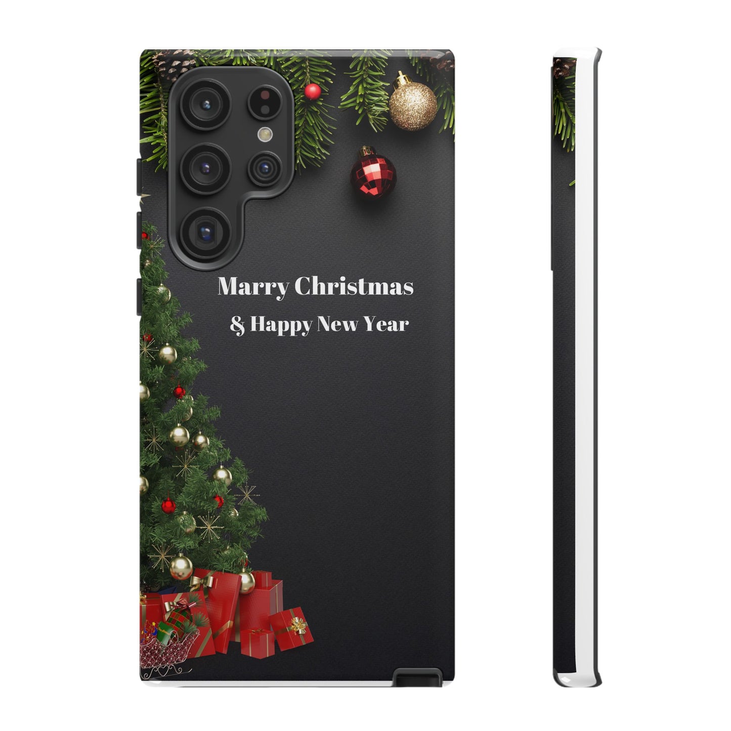 Christmas Phone Case - Marry Christmas & Happy New Year Design